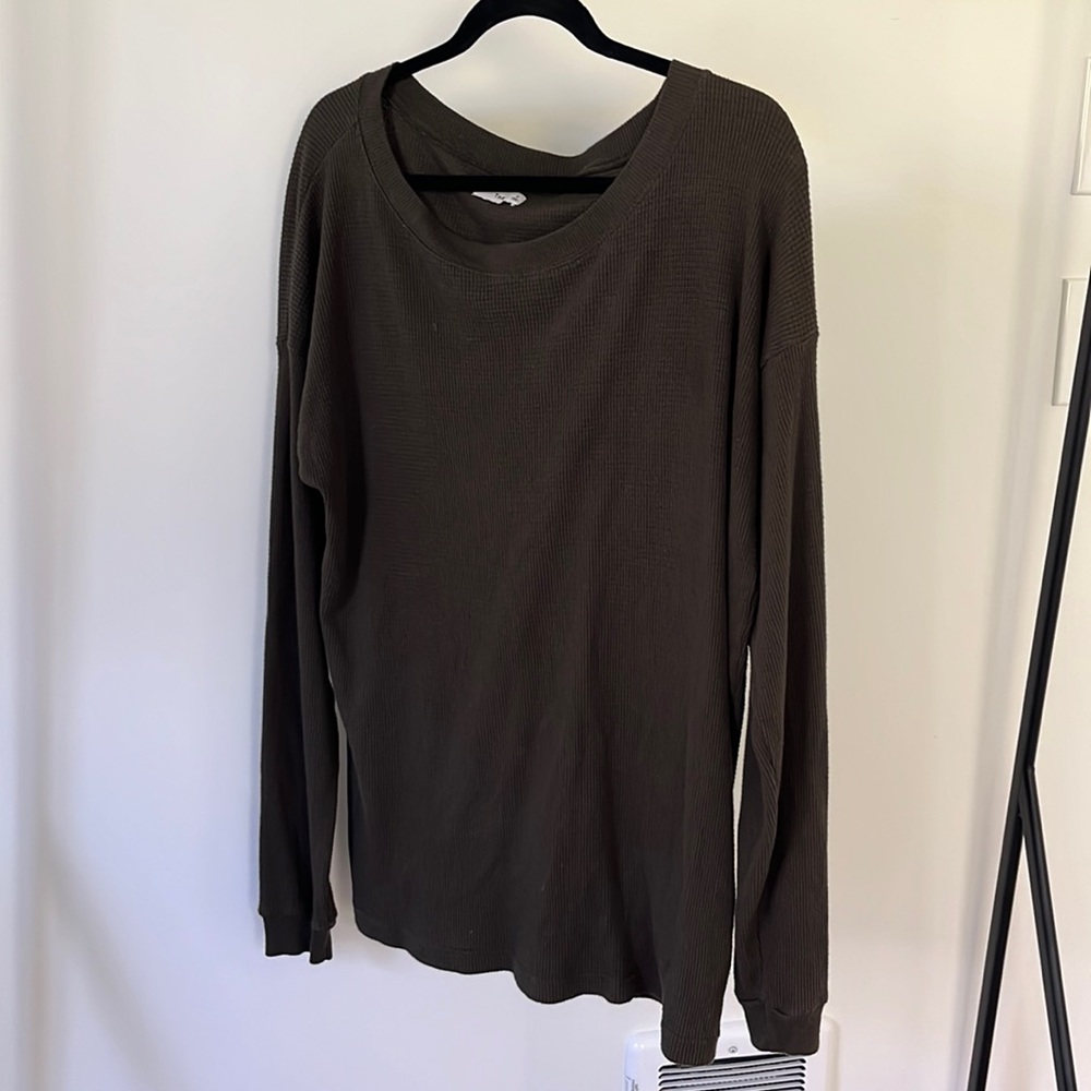 Aritzia TNA Waffle Long Sleeve